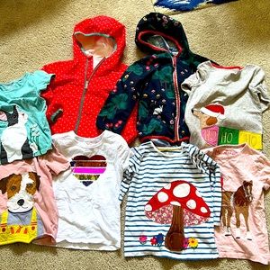 Bundle mini boden tees and jackets